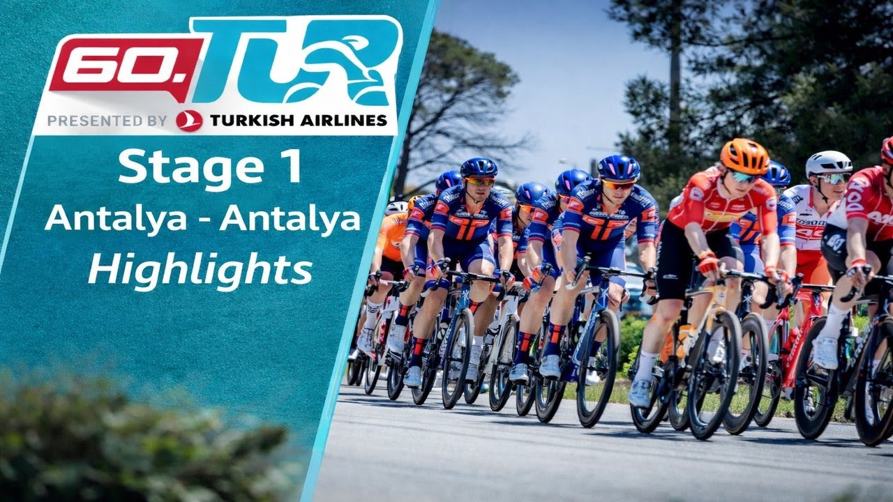 Presidential Cycling Tour of Türkiye 2025 | Stage 1: Antalya - Antalya | Highlights