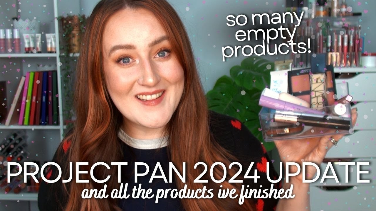 HUGE PROJECT 10 PAN UPDATE! - 2024 Project Ten Pan Makeup Products & All The Products I've Finished!