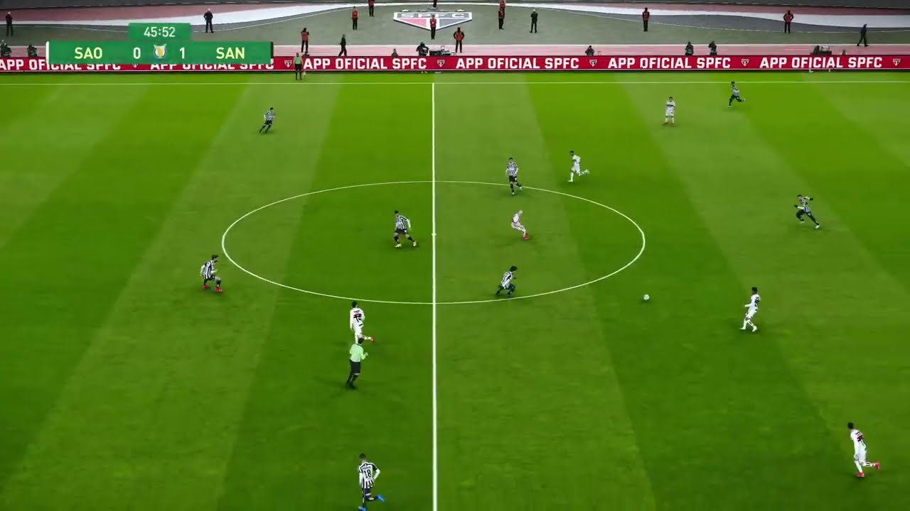 S40 P4ULO x S4NTOS 4O V1VO COM 1M4G3N5  HD - JOGO DE HOJE  ASSISTA AGORA GAMEPLAY PES21 PS5