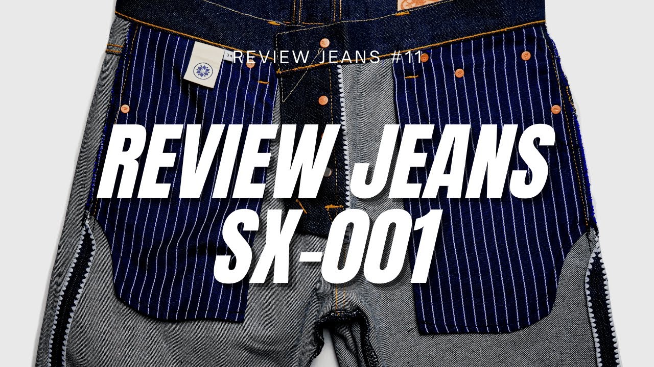 THE DENIM STATION (TDS) - REVIEW DENIM / REVIEW JEANS SHELL STITCH ACCENT 15 OZ