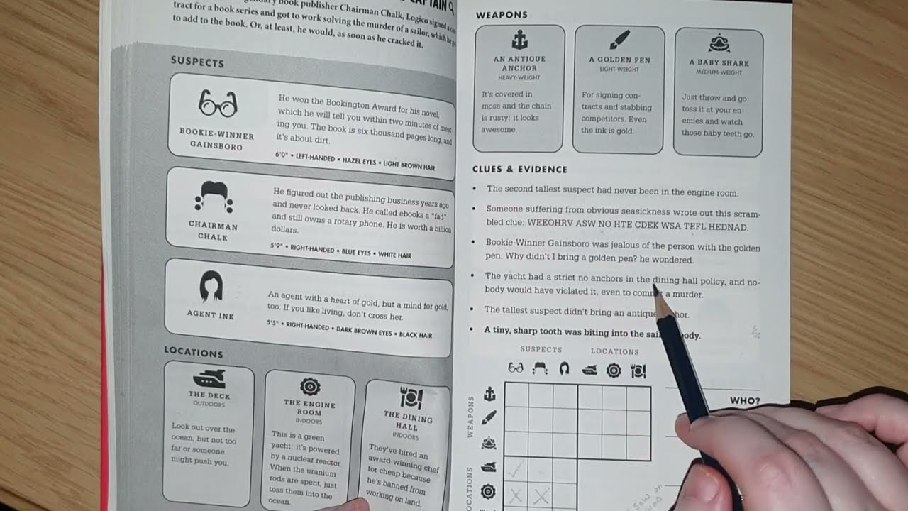 ASMR Guess Who Did It? (Tascam, Whispers, Pencil on Paper Sounds & Softly Spoken)