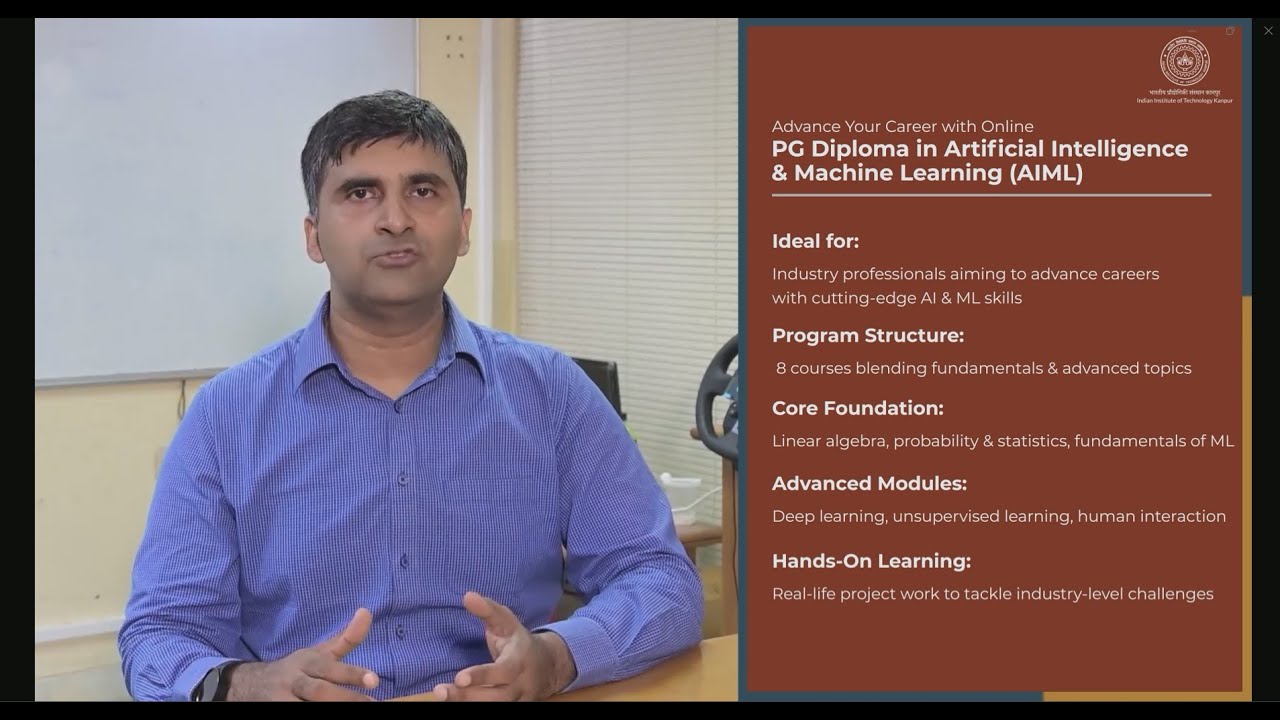 🤖 Shape the Future with Artificial Intelligence &mdash; Learn from IIT Kanpur!