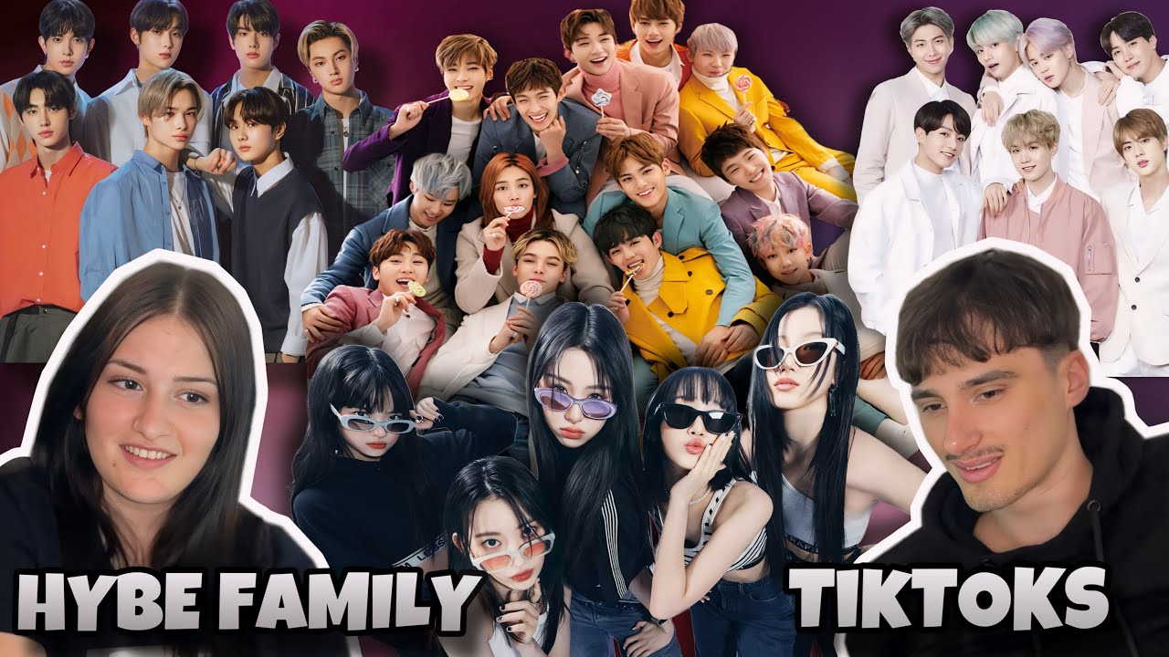 KPOP HYBE FAMILY TIKTOK ПОДБОРКА | РЕАКЦИЯ