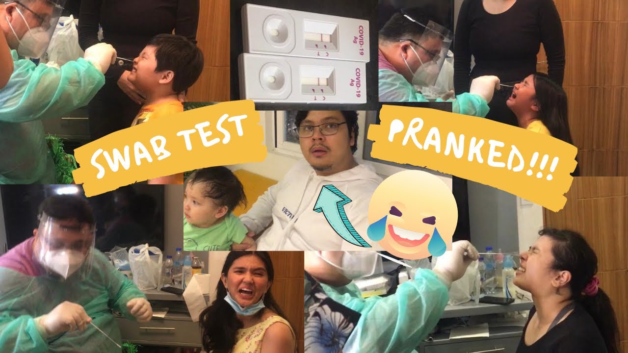 CJ got pranked!!😆 + we got swab tested!!😱😷 + after-shoot protocols