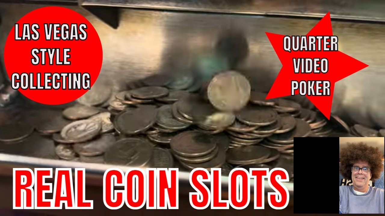 COINS in Las Vegas - Live Quarter Video Poker Play - Cashing Coins for Jackpots