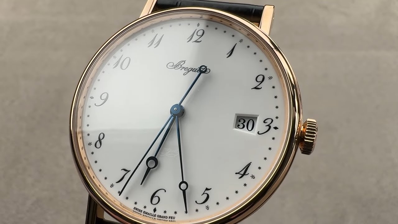 Обзор часов Breguet Classique 5177 с эмалевым циферблатом 5177BR/29/9V6