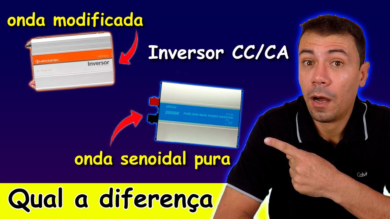 Diferen&ccedil;a entre INVERSOR de ONDA SENOIDAL PURA e ONDA MODIFICADA (Descubra)!!!