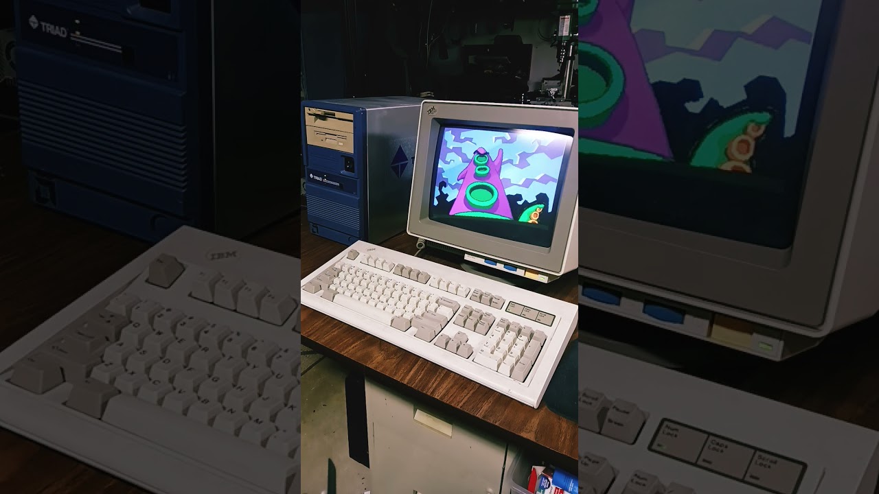 День Щупальца - Играл на 386DX-40Mhz #dosgaming #retrogaming