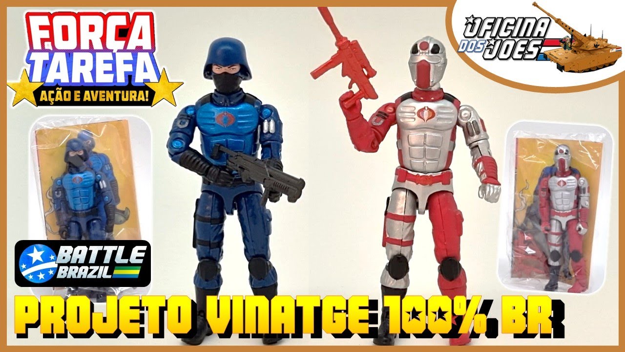 Força Tarefa: Ação e Aventura - Review PT/BR @oficinadosjoes #actionfigures #gijoearah