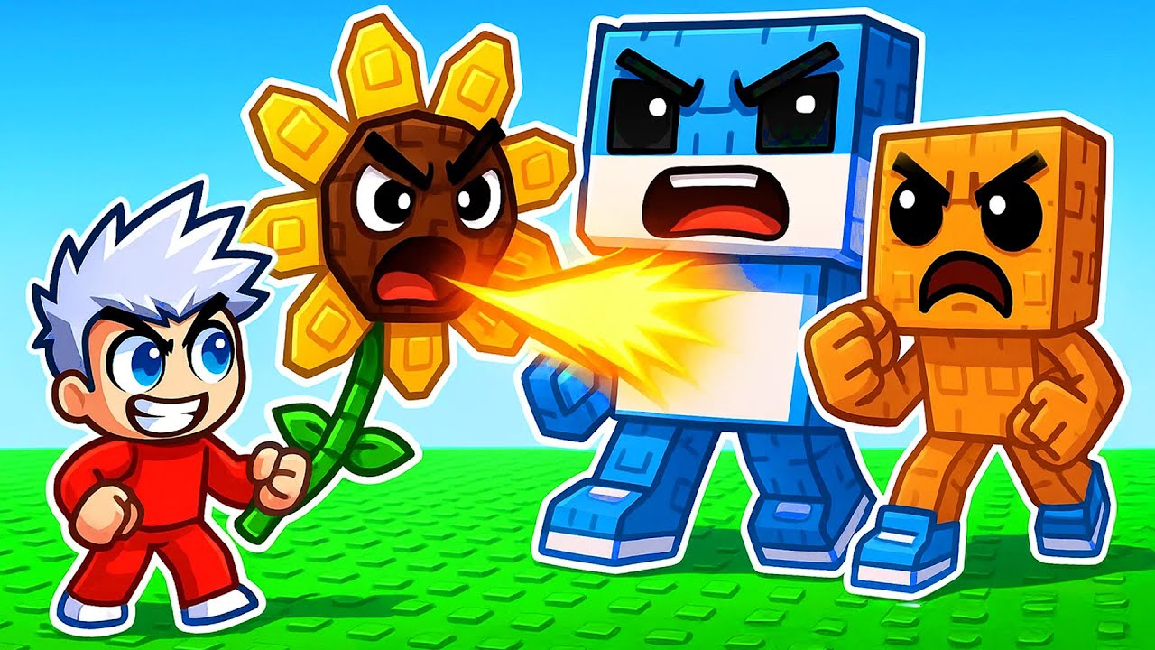 ATAKUJĘ BRAINROTY ROŚLINAMI!