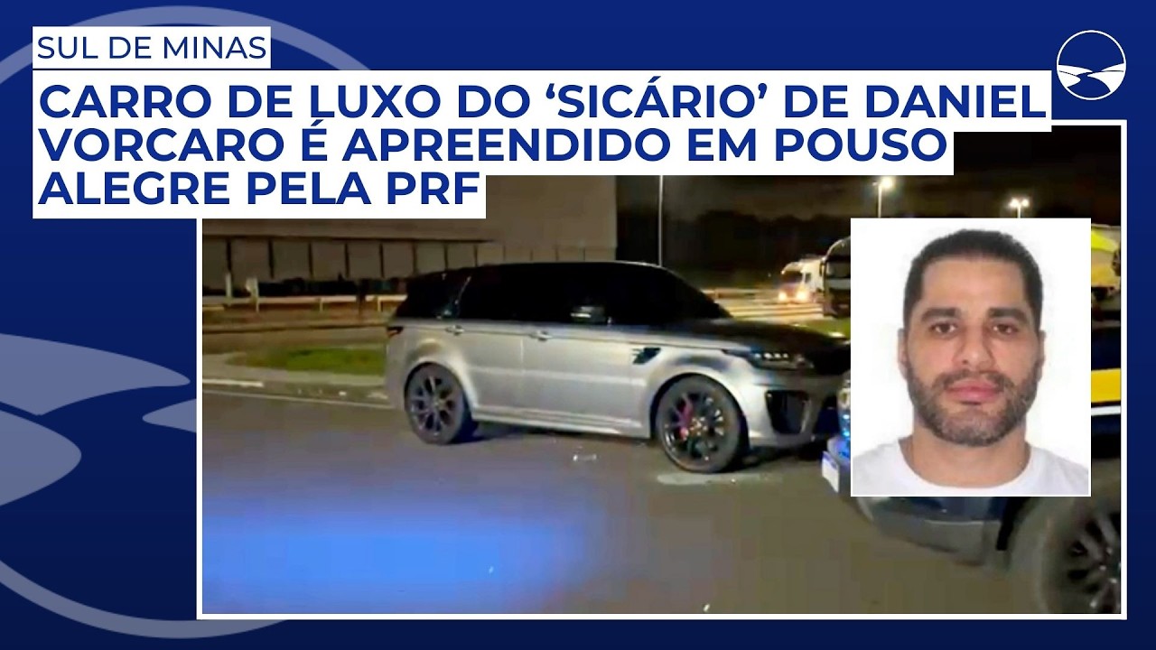 Carro de luxo do ‘Sicário’ de Daniel Vorcaro é apreendido em Pouso Alegre pela PRF