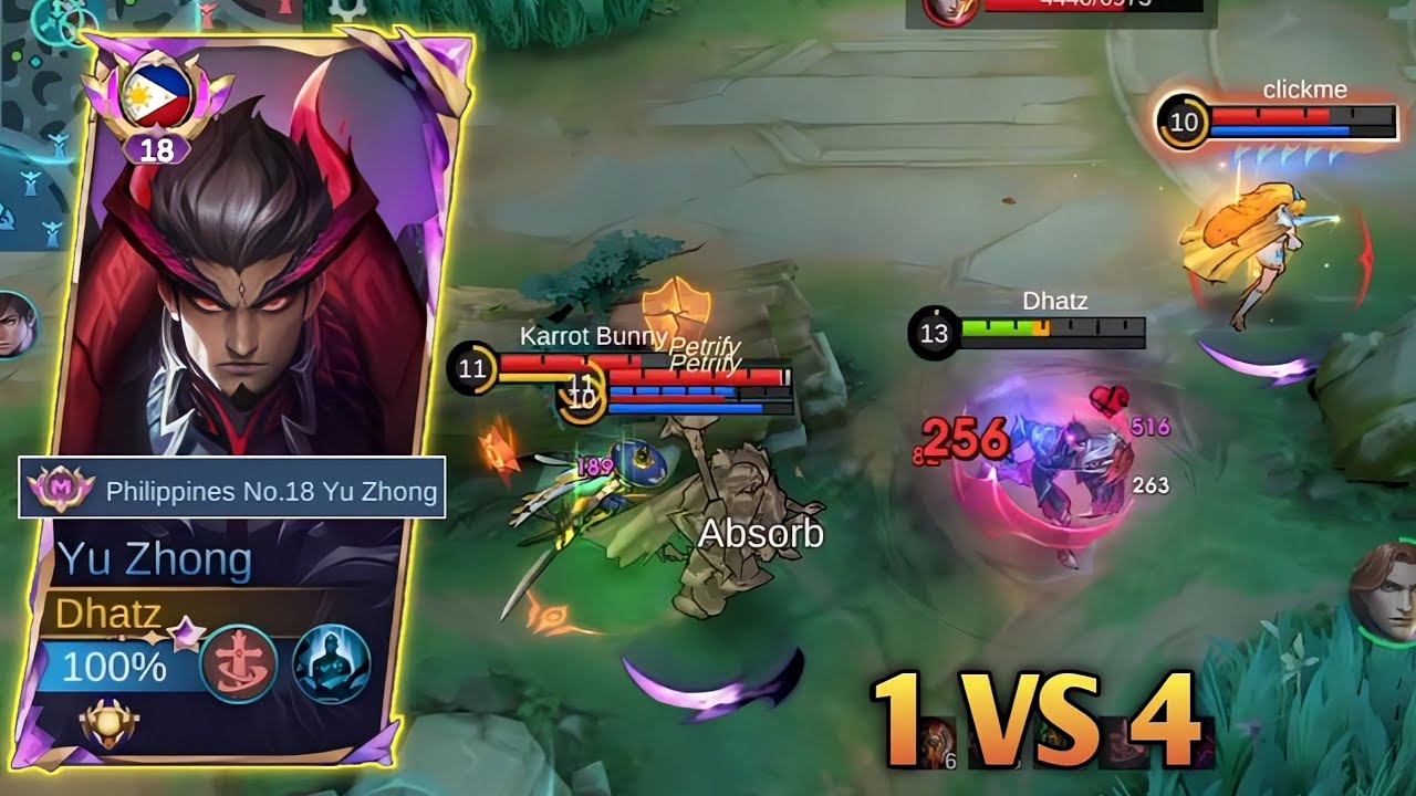 YU ZHONG FIRST EPIC TIER GAME AND DESTROYS ALL ENEMY! | YU ZHONG SUSTAIN BUILD