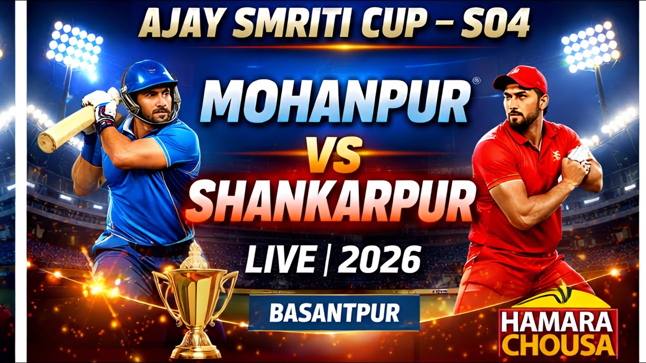 Ajay Smriti Cup Season 04 2026 | Mohanpur 🆚 Shankarpur | Basantpur | LIVE | Hamara Chousa