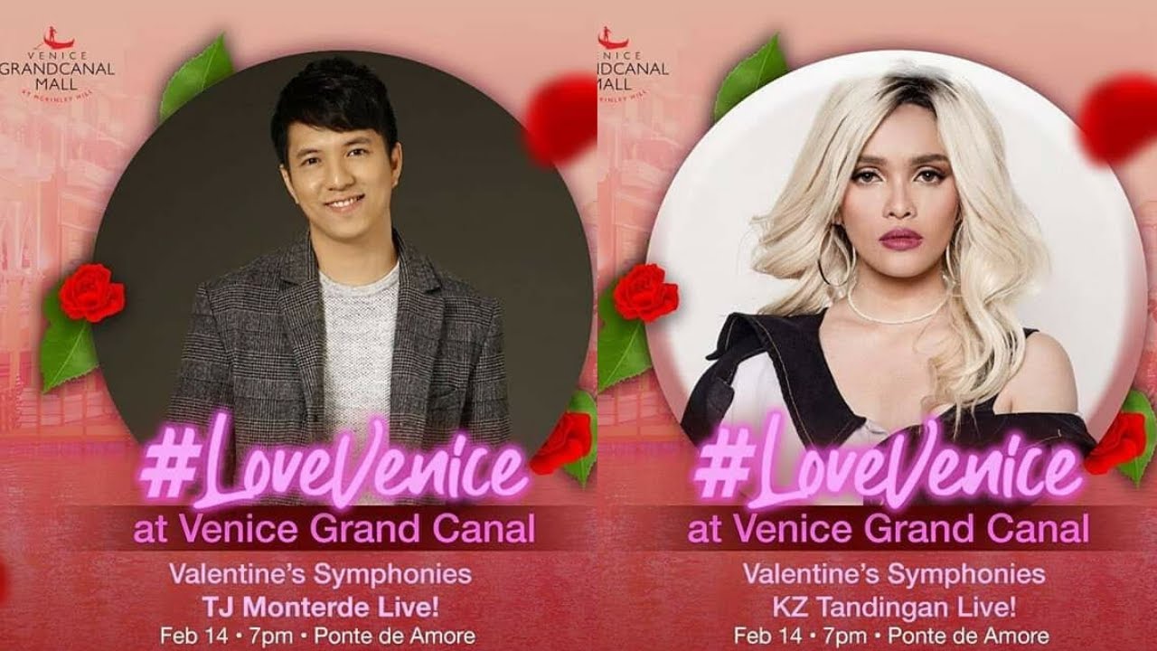 KZ Tandingan and TJ Monterde - (Tahanan + Ikaw at Ako) at Venice Grand Canal