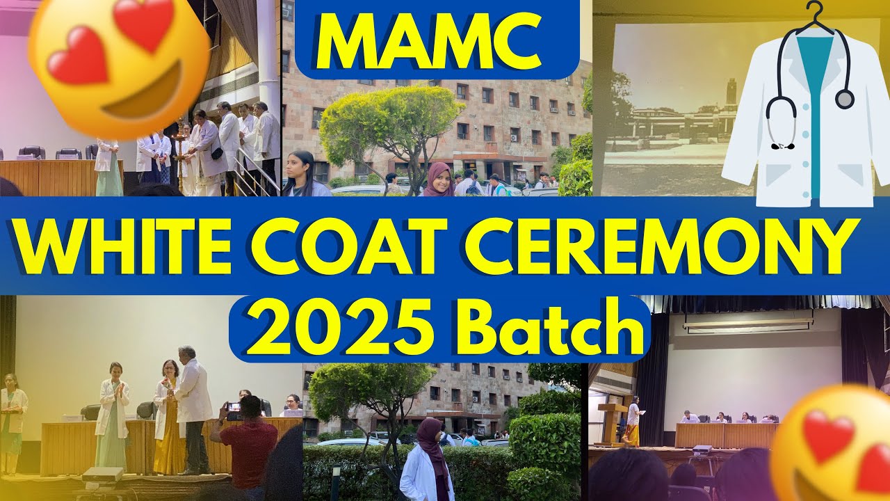 Alhamdullilah🤍My white coat ceremony vlog at MAMC🥼🩺
