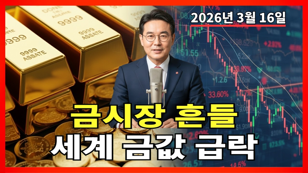 2026년 3월 16일 🇰🇷 한국 금값 오늘: 세계 금값 하락 영향… 금시장 갑자기 흔들렸다 |금 가격 |금 투자 |경제 분석