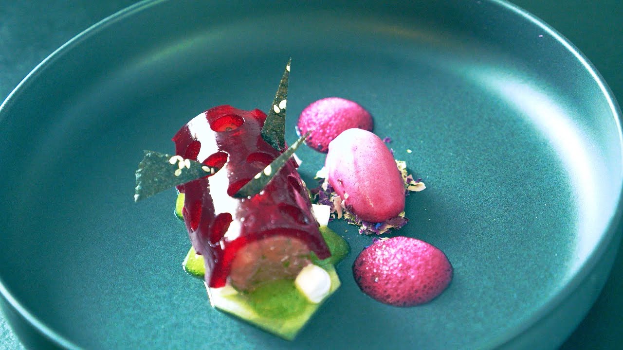 Chefkoch Vincent Kochshow #320 Trout / Beet Root / Cucumber