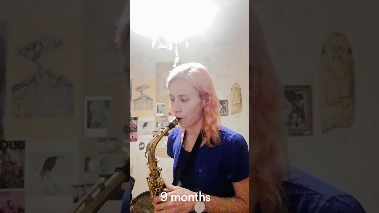 1 year of playing saxophone