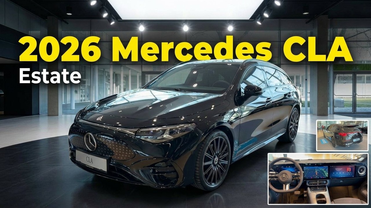 New Mercedes CLA Shooting Brake 2026 - FIRST LOOK at the Only Electric Estate in Europe
