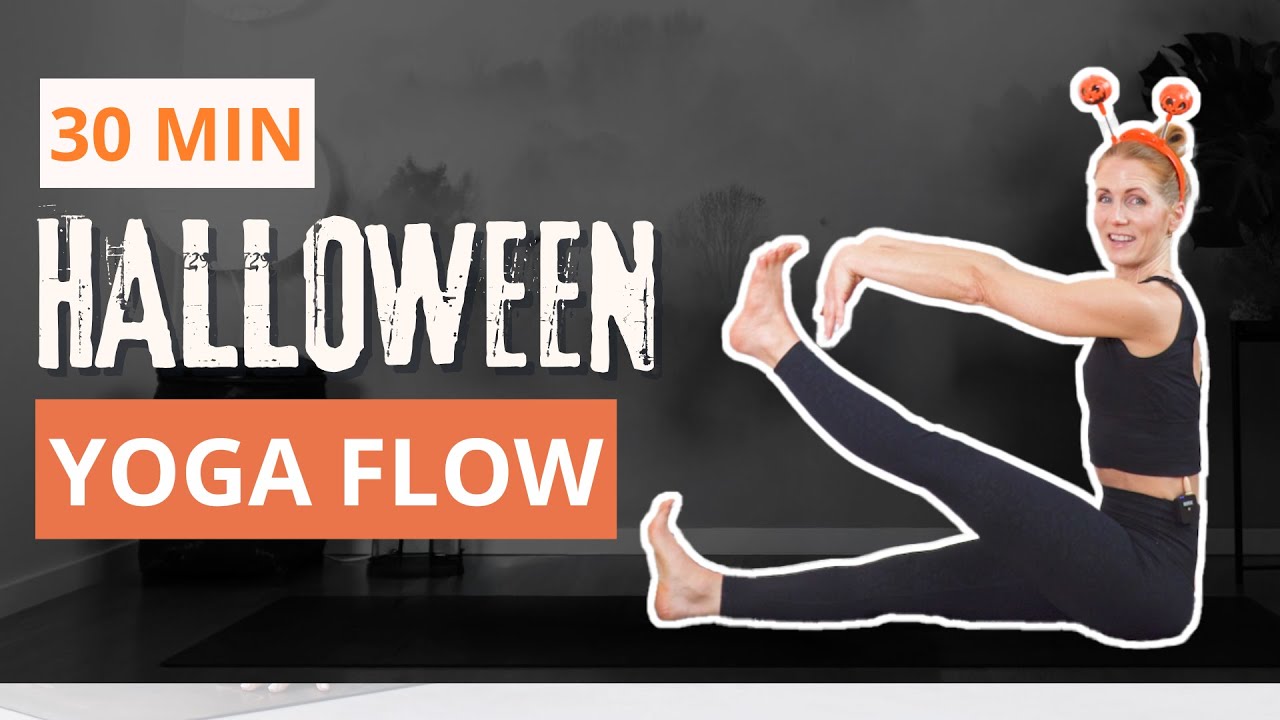 Halloween Yoga Class | Full Moon Vinyasa Flow | Yoga for Full Moon | Spooky Halloween Adventure
