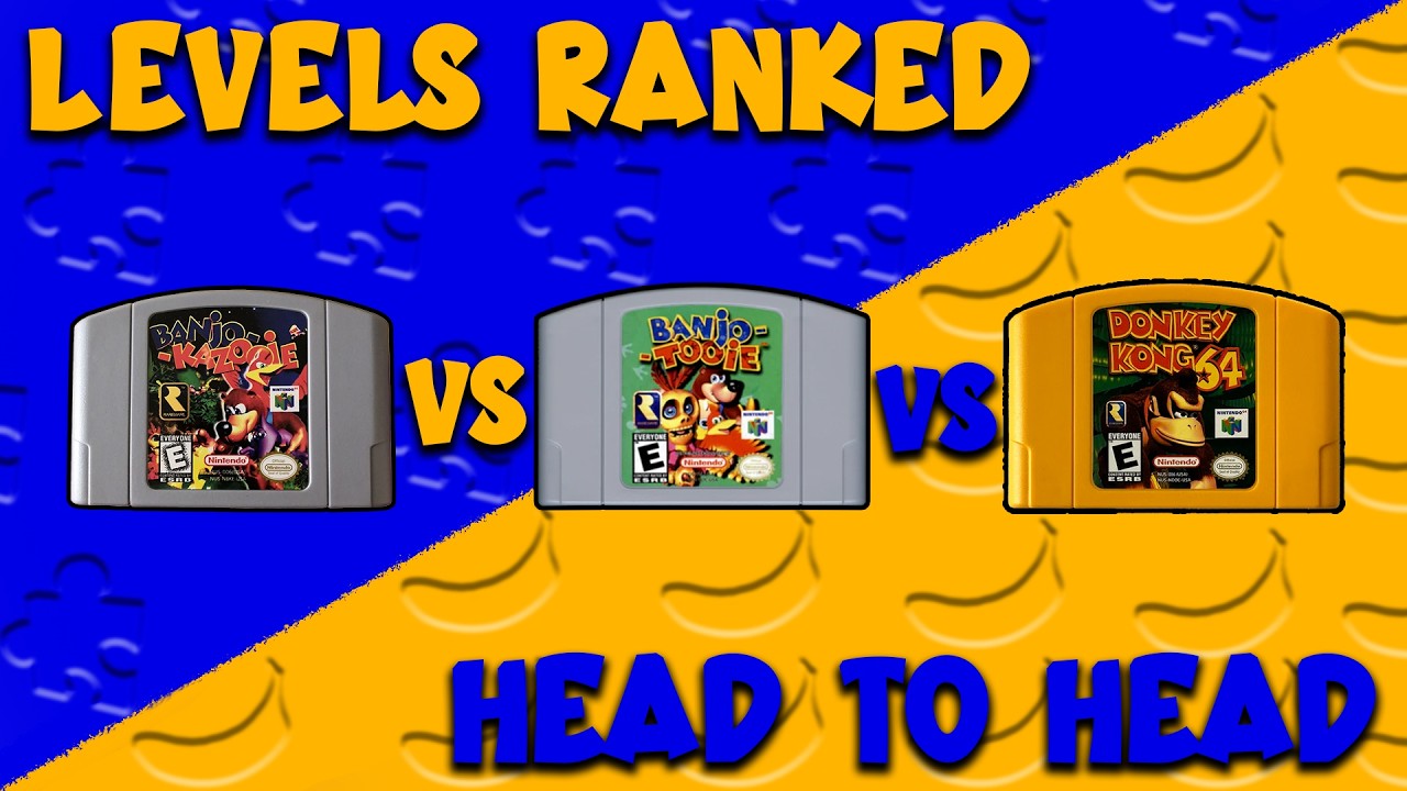 HEAD TO HEAD: Banjo and DK64 Levels RANKED