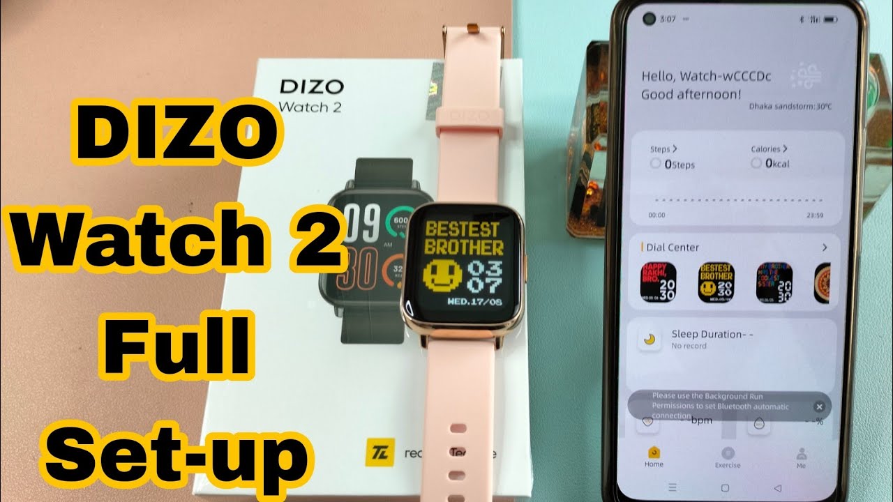 How To Connect DIZO Watch 2 Smartwatch  || Full Setup || with Android Phone Tech Den