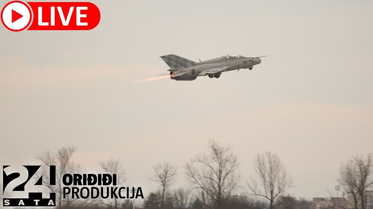 MiG dvosjed srušio se u blizini Slatine: 'Piloti su van životne opasnosti'