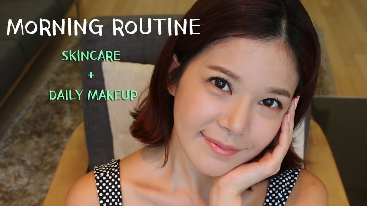 Morning Routine! Skincare + Everyday Makeup 아침 스킨케어 + 데일리 메이크업