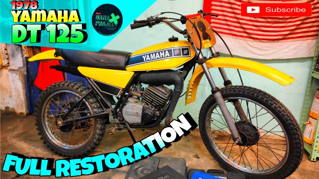 Full Restoration of YAMAHA DT 125 ENDURO (1978) - Time Lapse | Vintage Trail Bike / Scrambler
