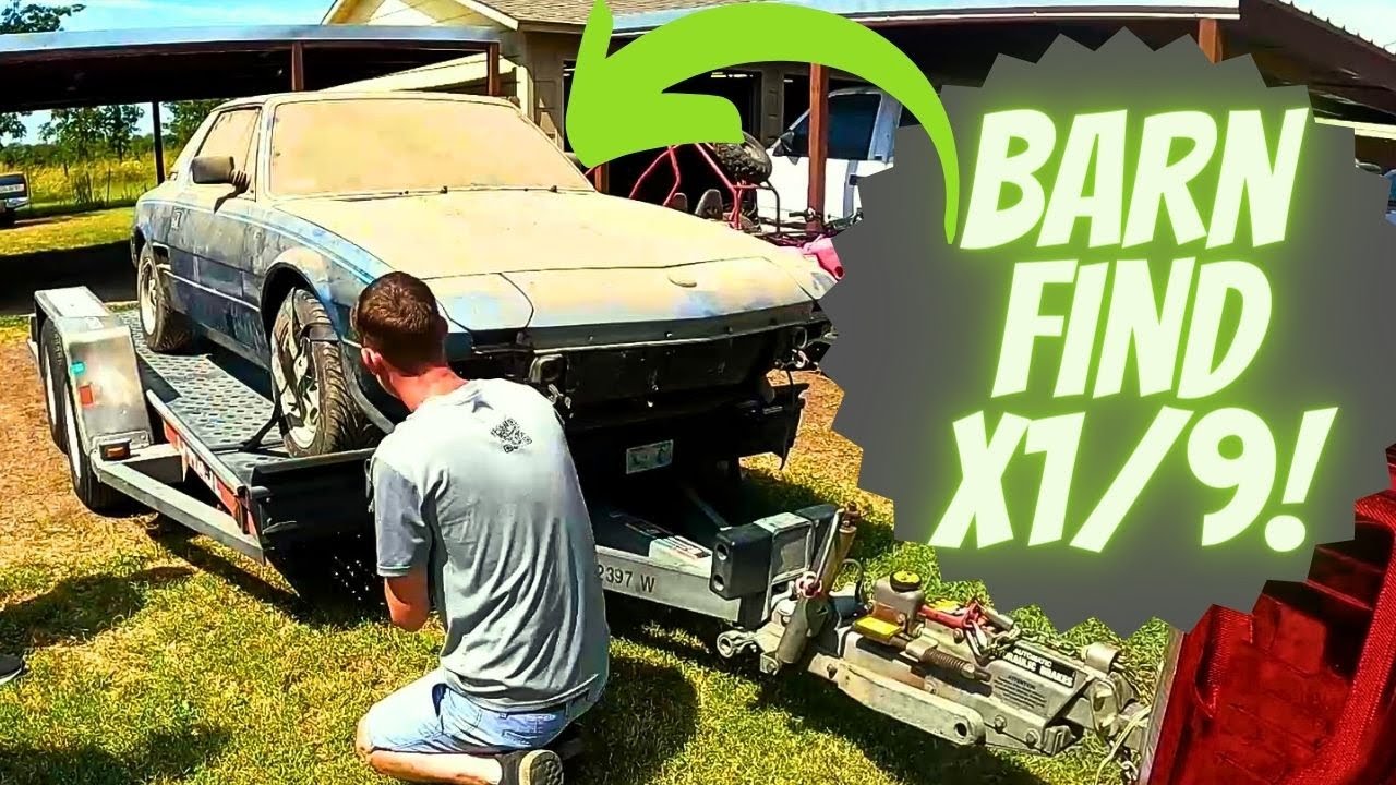 Unearthing Treasure: Barn Find Bertone X 1/9 Revival - Forgotten Classic Car Reborn!