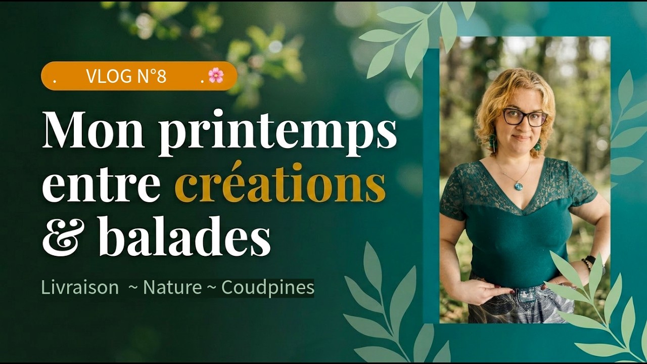 Vlog 8 - Livrer mes créations, weekend couture Fitiyoo & balades