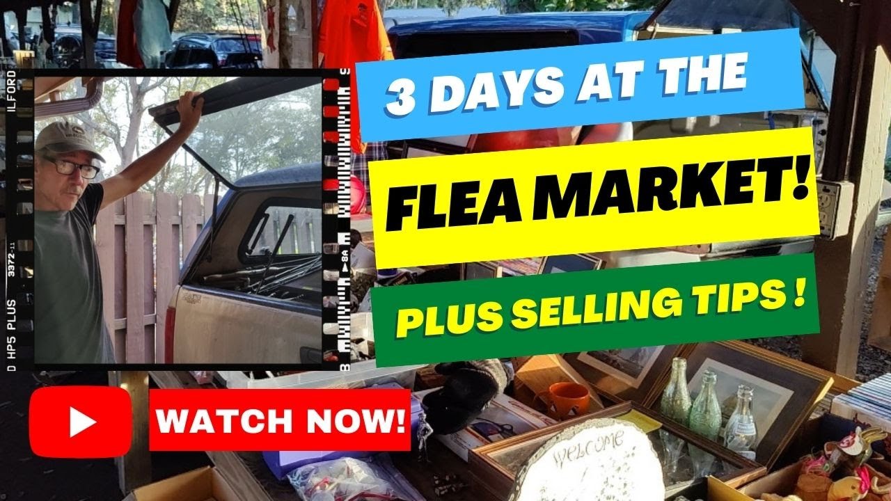 СОВЕТЫ ПО ПРОДАЖАМ НА БЛОШИНЫХ РЫНКАХ! 💵💰Как мы продаем вещи с распродаж на блошиных рынках — 3 Д...