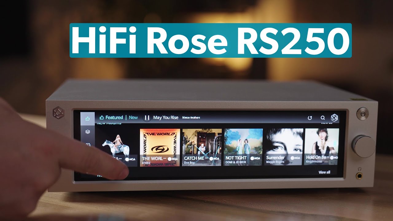 HiFi Rose RS250 — сетевой стример с аудио высокого разрешения и 4K | Crutchfield