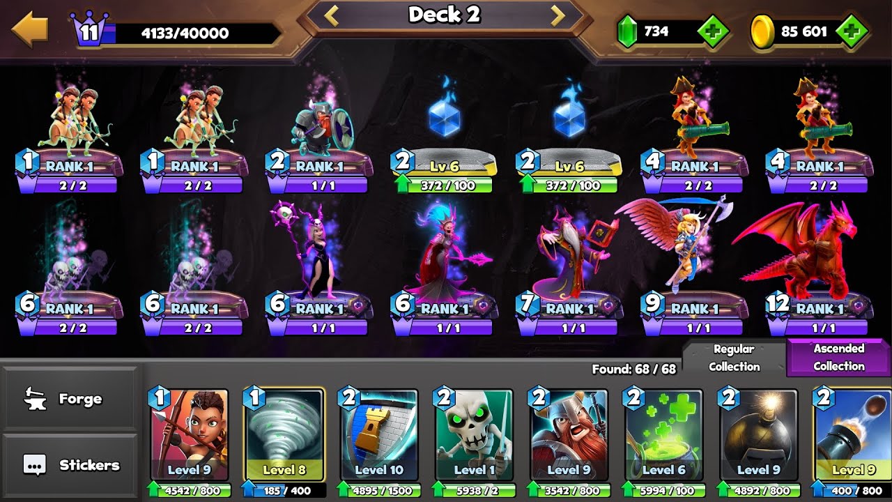Playing my daily NFT decks 🤩 | castle crush