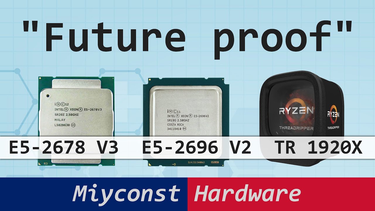 🇬🇧 E5-2696 V2, Threadripper 1920X – test and comparison with Ryzen 5 5600X, Xeon E5-2678 V3
