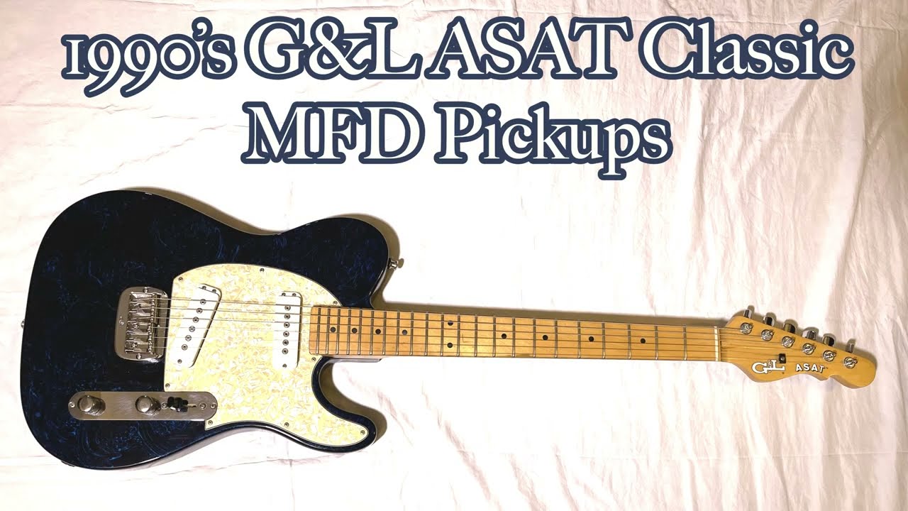 G&L ASAT Special Bowling Ball Blue MFD Pickups- 1997