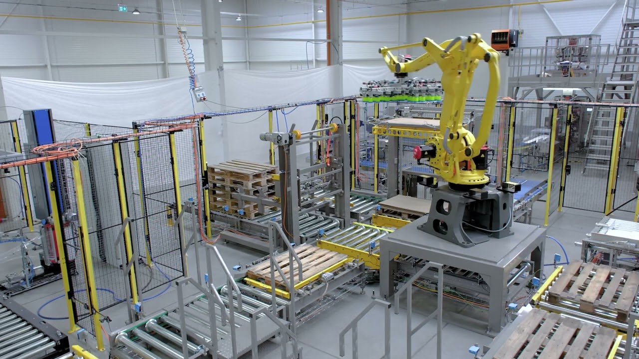 Automated Packaging Line with Palletizer for Pet Food | Viking Masek