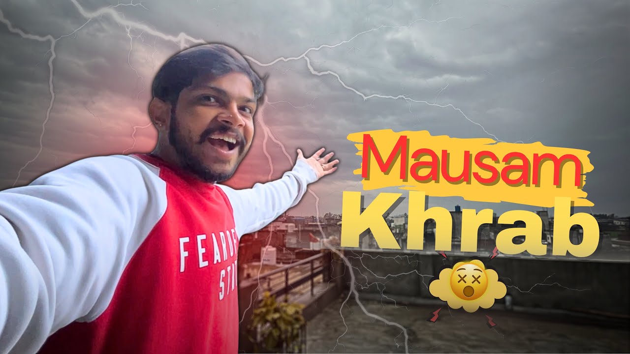 “Mausam Kharab Tha… Phir Bhi Ye Moment Capture Ho Gaya ☁️😳”