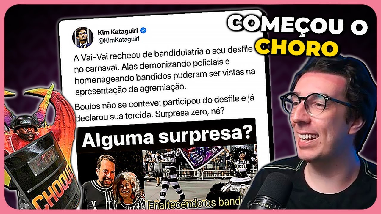 CARNAVAL, LIBERDADE DE EXPRESSÃO E CHORO DA DIREITA | Cortes do Ian Neves