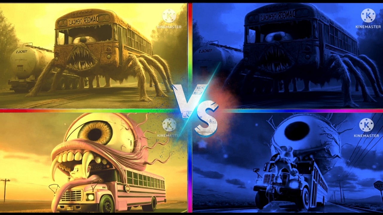 BRAINROT MONSTER SCHOOL BUS COFFIN DANCE SONG(COVER)#coffindance