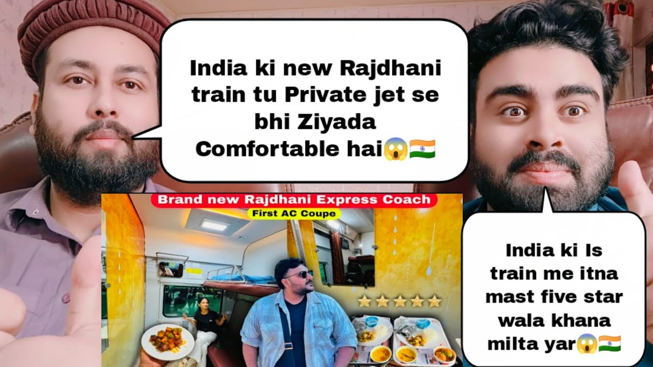 Rajdhani Express Brand New First Ac Coupe Journey || 5star Hotel jaise Interior & Food Service