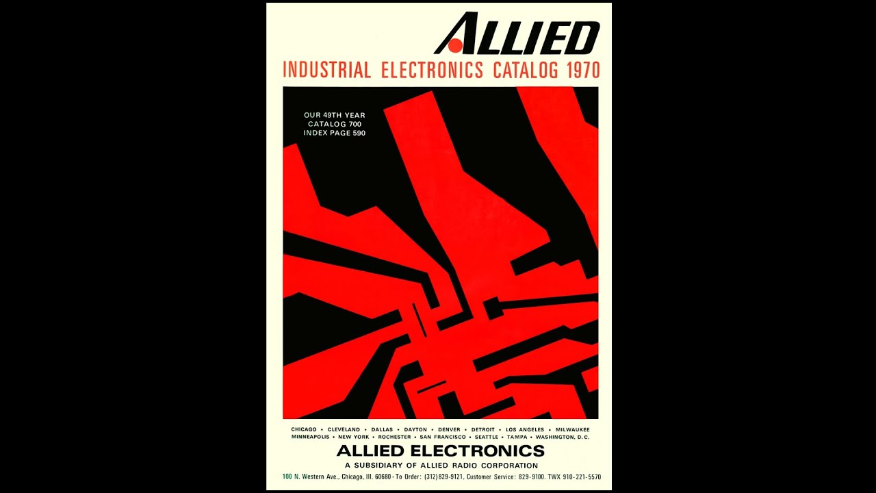1970 Allied Electronics - Industrial Electronics Catalog 