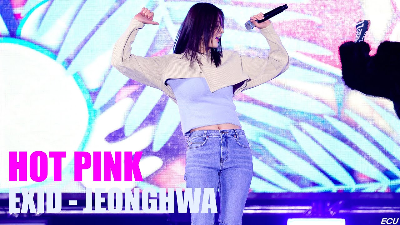이엑스아이디 (EXID) 정화 (JeongHwa) HOT PINK (핫핑크) [4K60P] 231224 담양메타뮤직페스티벌 직캠 by ECU