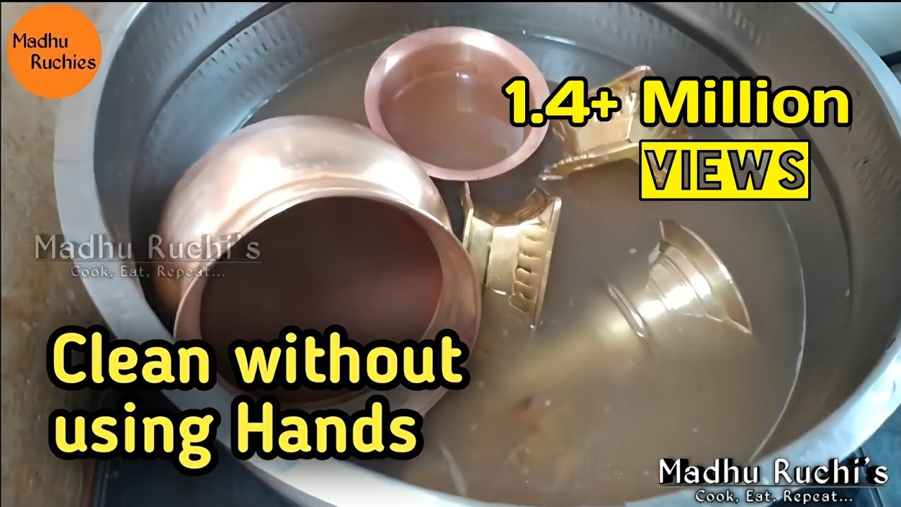 Make Old Brass Look Like Gold | Easy Cleaning Hack | [No Talking]