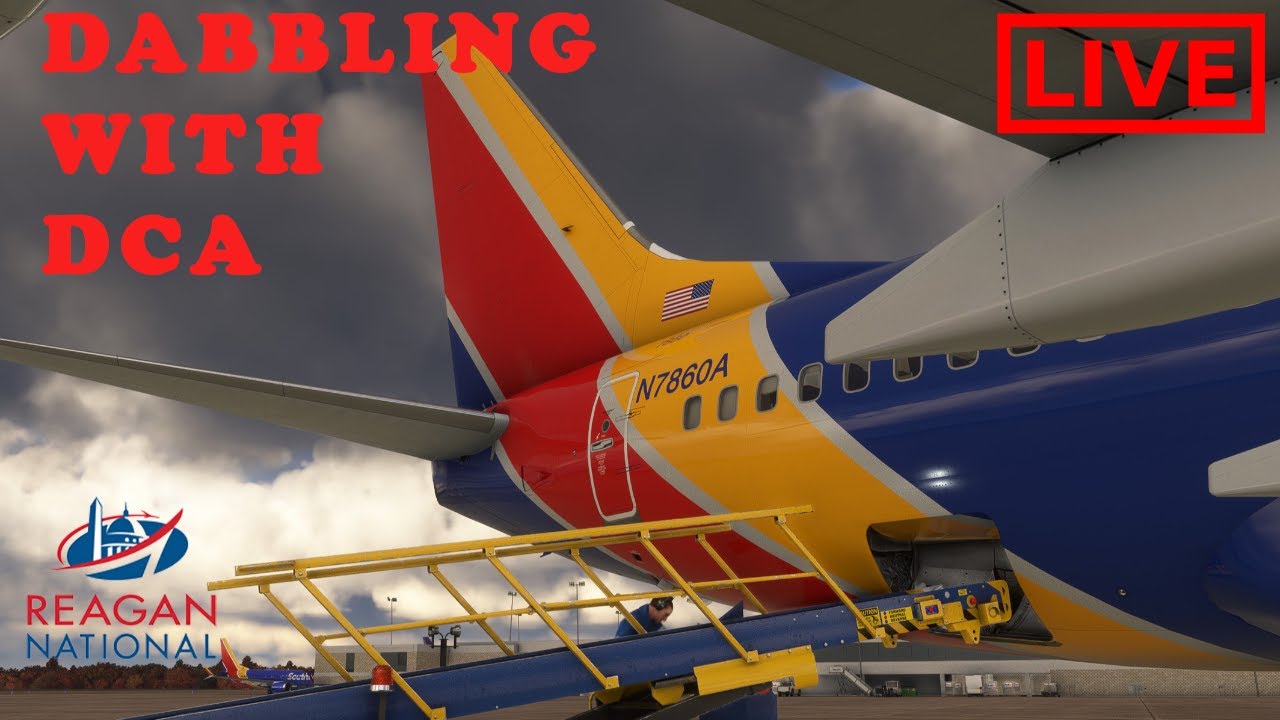 DABBLING WITH DCA | MSFS2020 | PMDG 737-700
