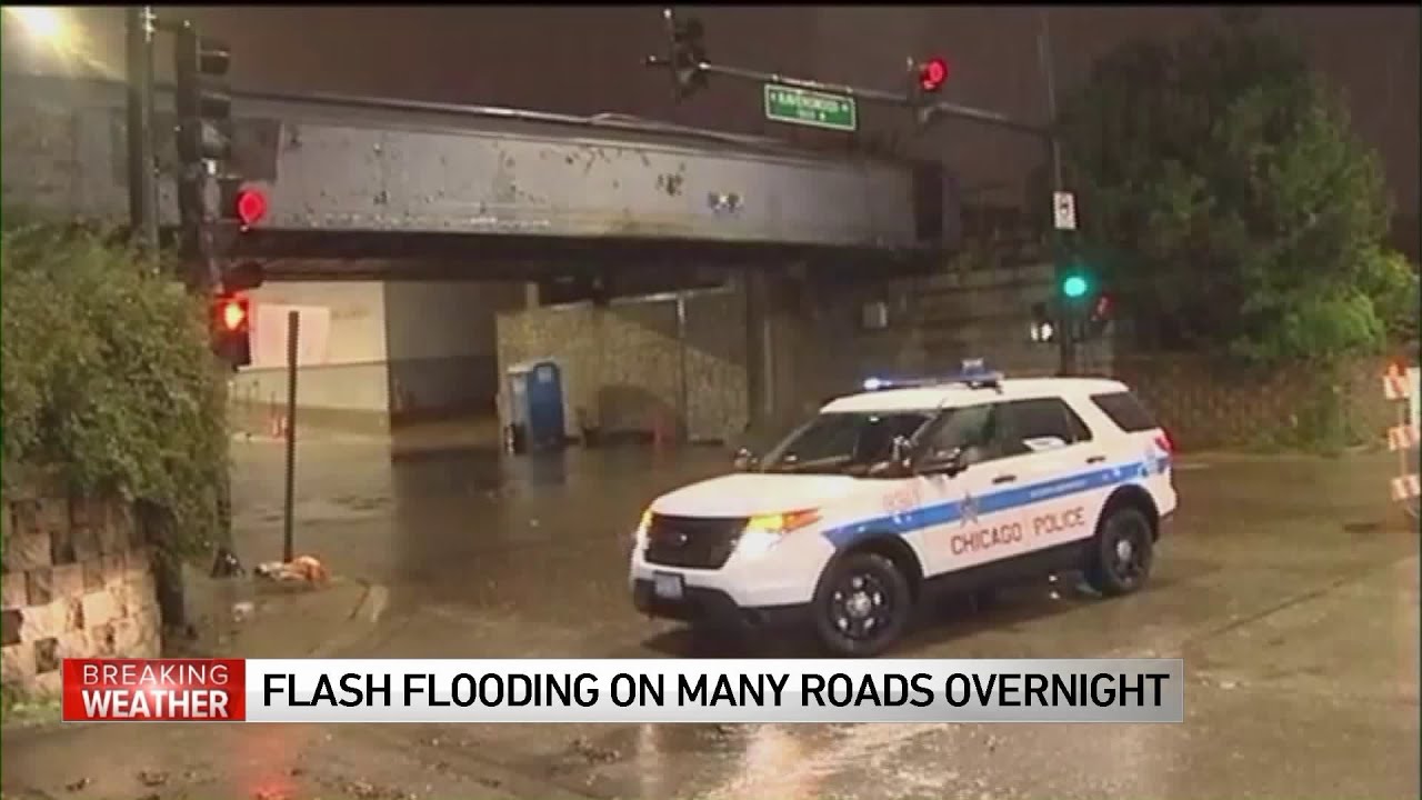 Heavy rain leads to Flash Flooding, road closures across Chicago area