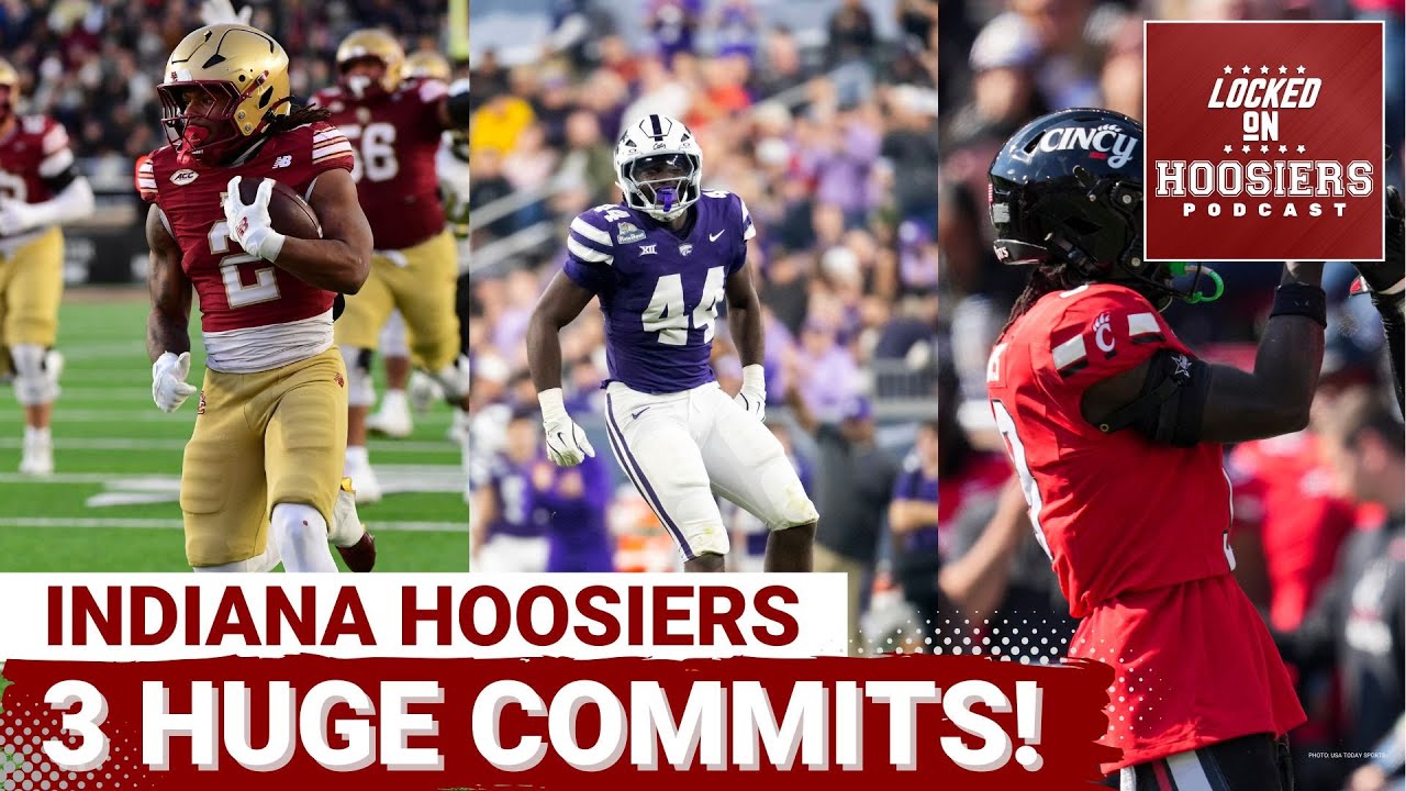MORE COMMITS: Indiana grabs 3 more STUDS from the Transfer Portal including a starting RB & EDGE