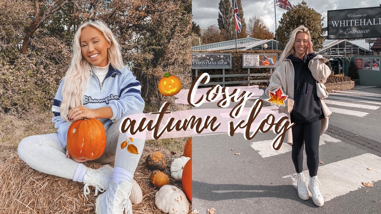 A Cosy Vlog | Pumpkin Picking, Garden Centres & The White Company Autumn Haul
