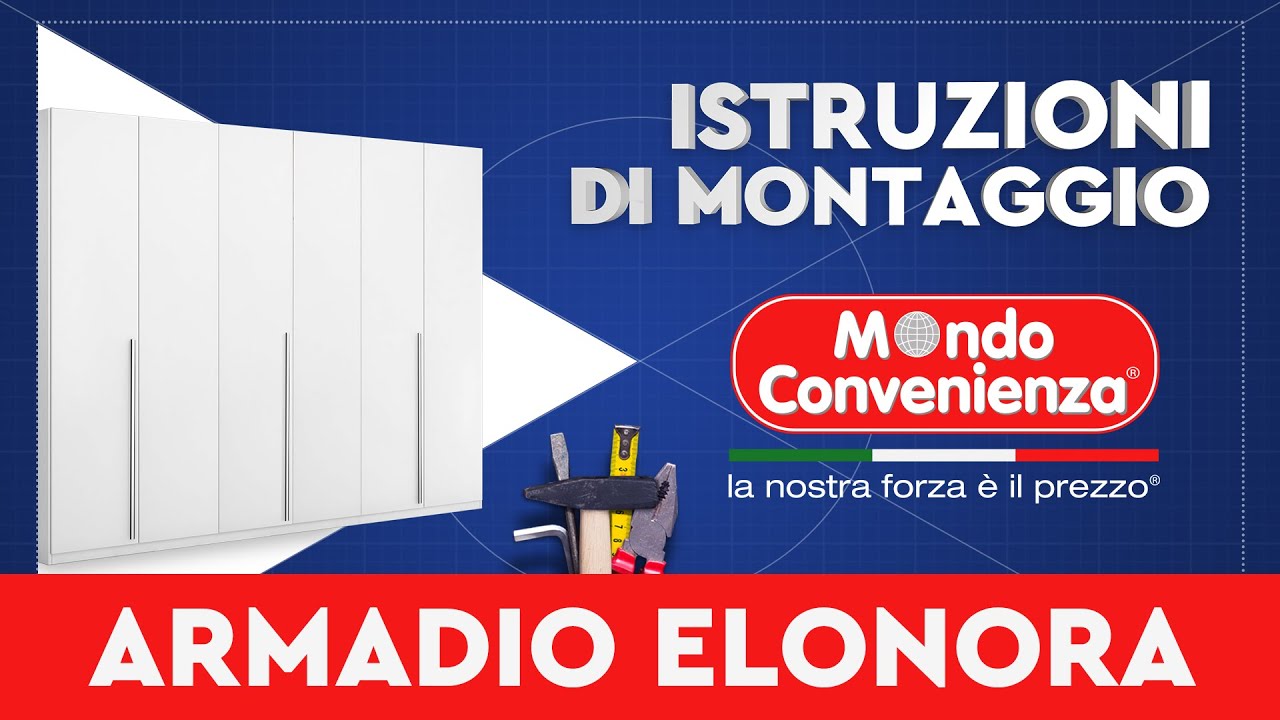 Istruzioni di montaggio: Armadio ELEONORA | MONDO CONVENIENZA