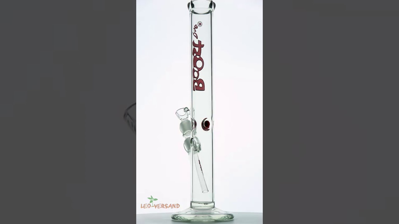 Boost Pro Cane Red 18,8er Bong mit Eisfach und Kickloch